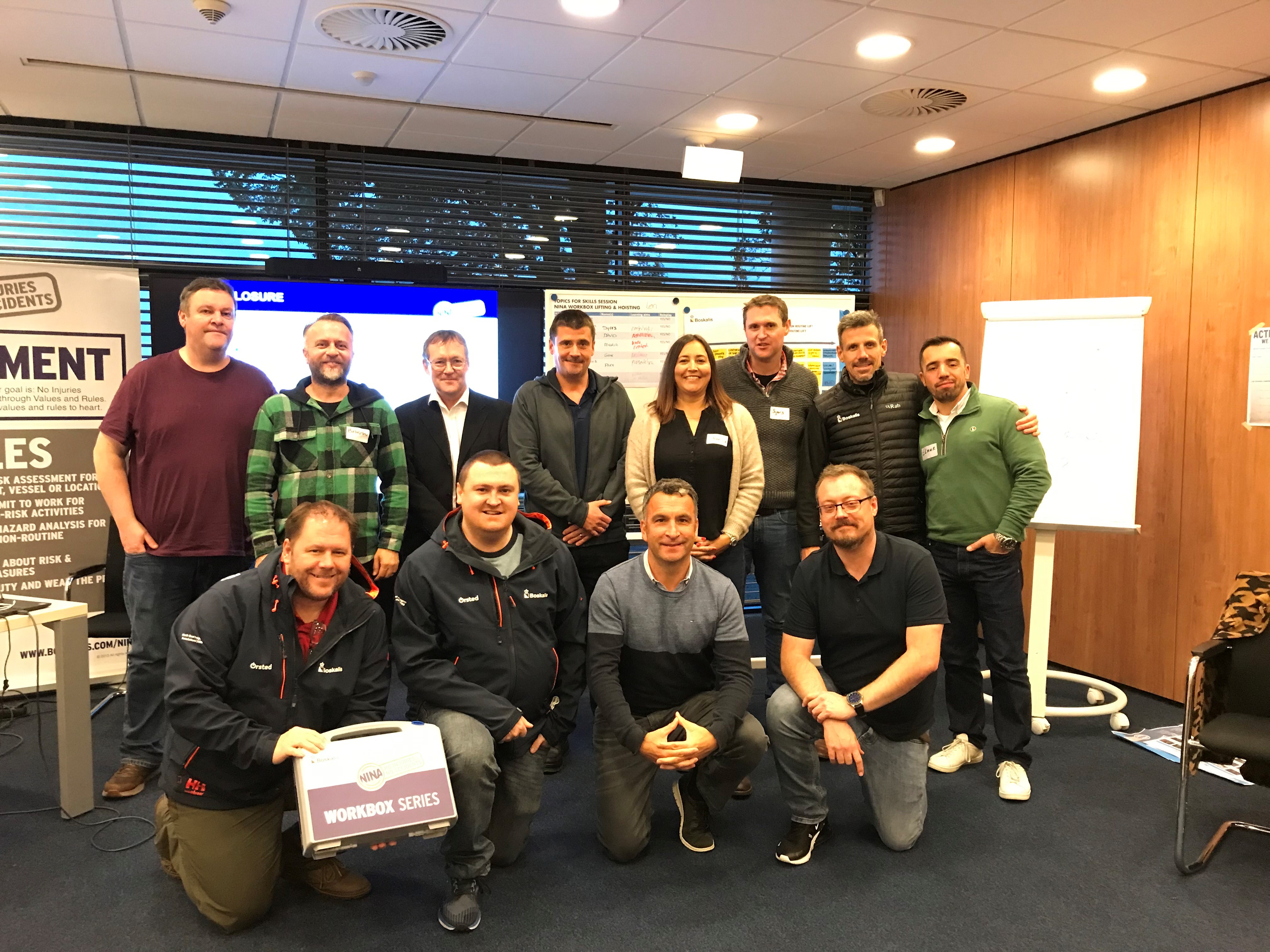 Facilitating training NINA Workboxes